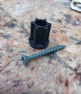 3/4in O.D Round Baluster Connector (level Connector) 2 Colors