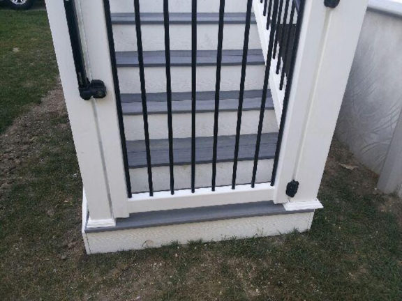 Vinyl Deck Gate Kit 3 Colors - Round or Square - Image 10