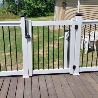 Vinyl Deck Gate Kit 3 Colors - Round or Square