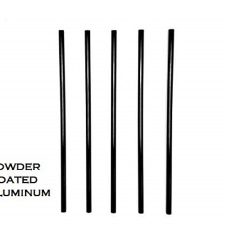 3/4" Round Aluminum Deck Balusters – Custom Cut, 5 Colors
