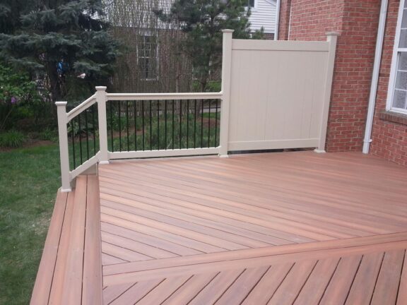 Vinyl Deck Rail Privacy Panel - Image 3