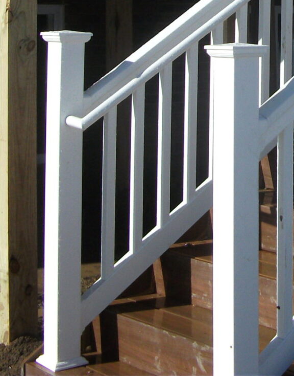 Vinyl Rail Kits with Square 1 1/2" x 1 1/2"  Vinyl Balusters (36" and 42" Heights) - Image 6