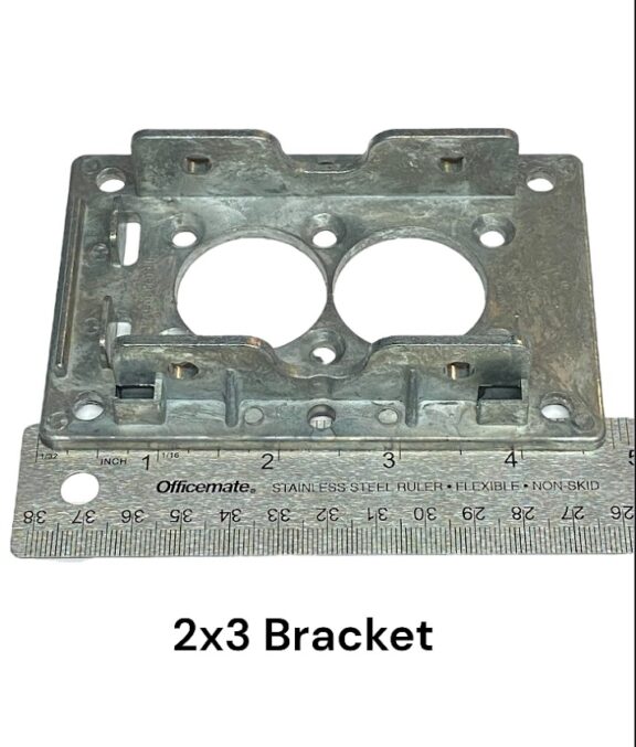 2" x 3-1/2" Rail Bracket Kit Bottom - Image 7