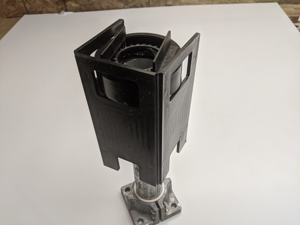 Surface Post Mount Kit for Vinyl Sleeve The Deck Barn