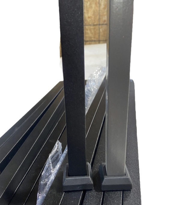 Vinyl T Rail Kits with SQUARE Aluminum Balusters (36" and 42" Heights) - Image 6