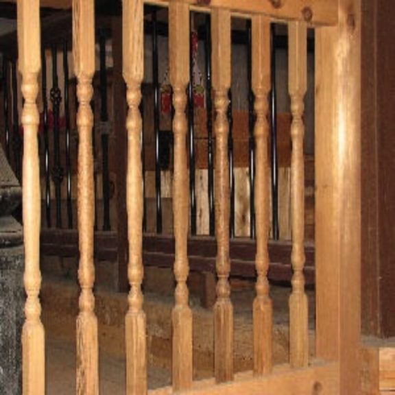 32" x 1-1/2" x 1-1/2" Wood Spindle - Turned
