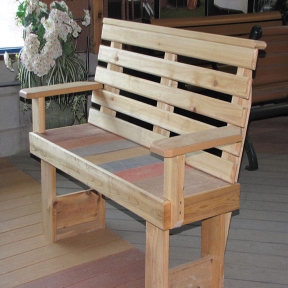 Bench with Back Kit - 4 ft.