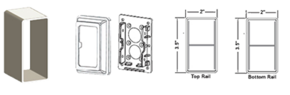 Vinyl Rail Kits with Square 1 1/2" x 1 1/2"  Vinyl Balusters (36" and 42" Heights) - Image 8