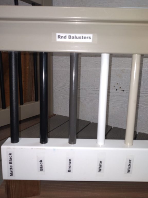 Veka Vinyl Rail Sample