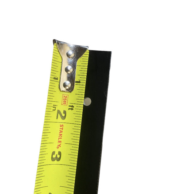 Flat Bar Aluminum Baluster Face Mount (Black only) - Image 5