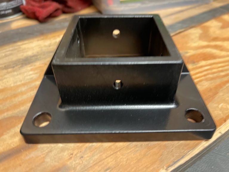 Aluminum Surface Mount Deck Rail Post Kit 21/2" x 21/2" The Deck Barn