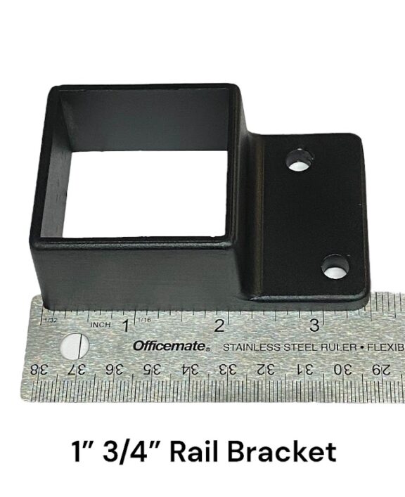 1 3/4" x 1 3/4" Aluminum Rail Bracket, (Horizontal)