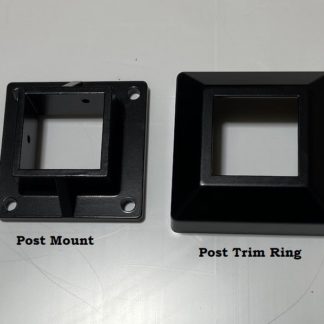 2-1/2 Surface Post Mount/Cover plate with Screws