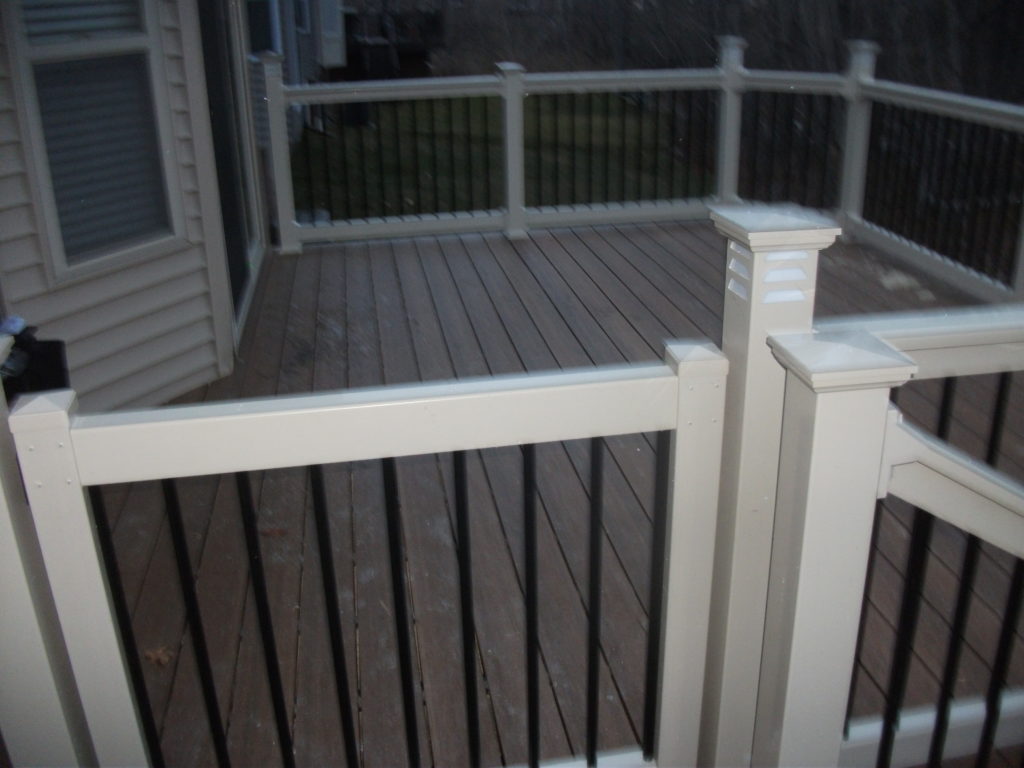 Vinyl Deck Gate Kit 3 Colors Round or Square The Deck Barn