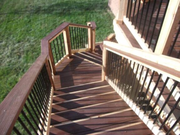 Cedar Rail Kits Round Stair 6ft