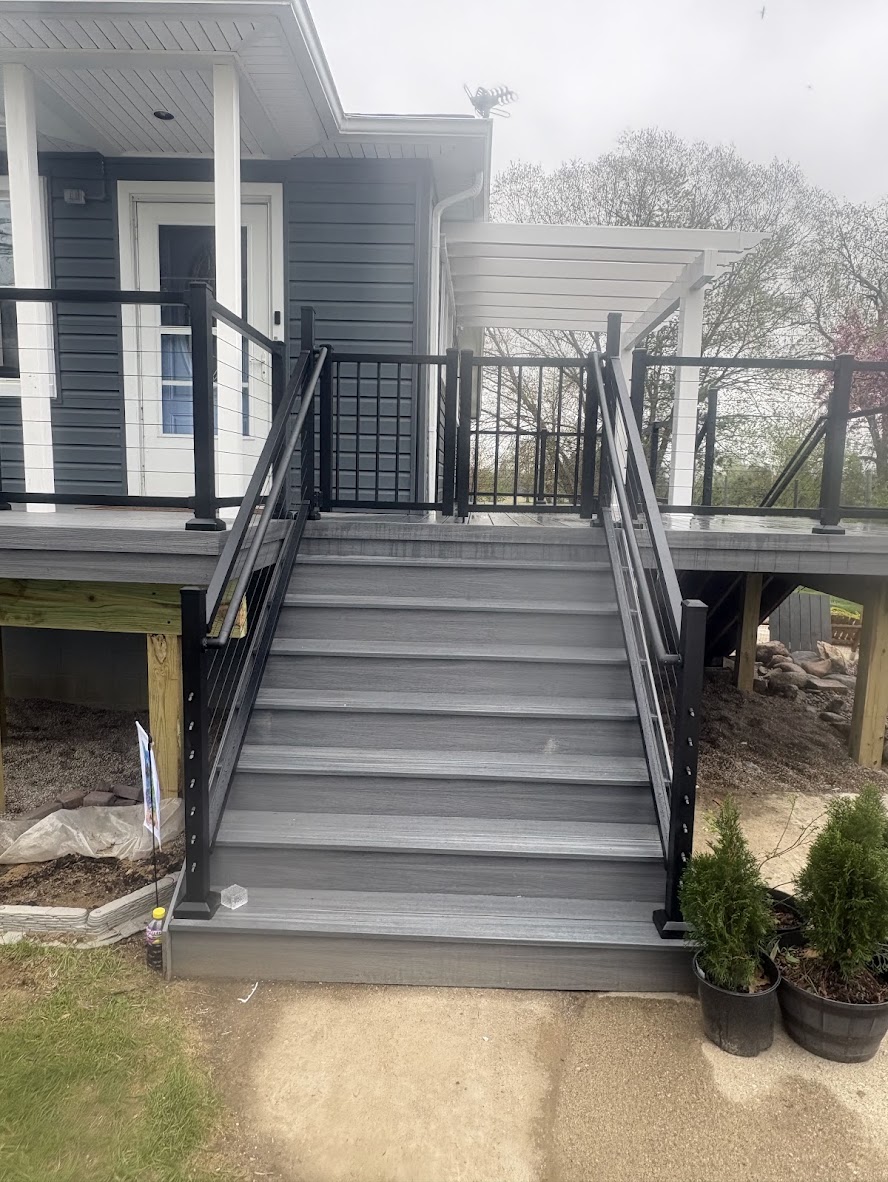 Aluminum Deck Gates (Textured Matte Black) - Image 13