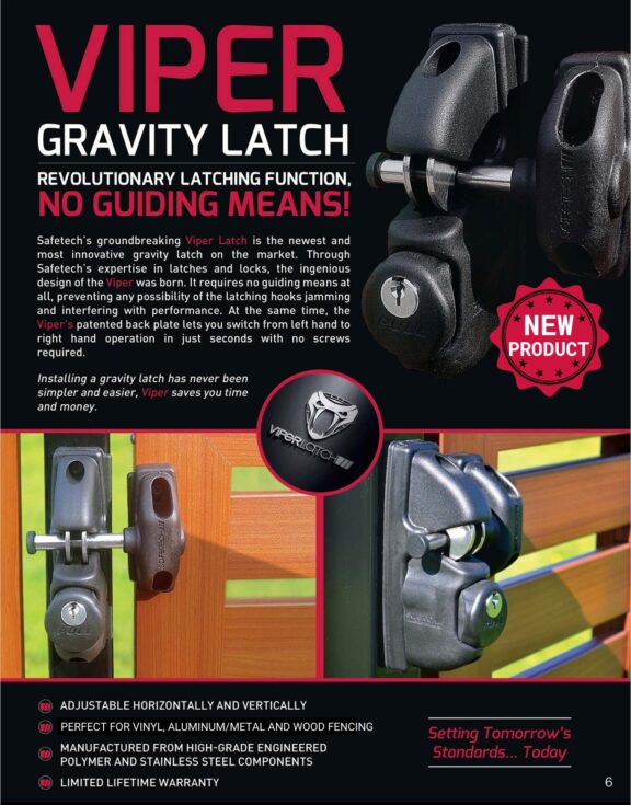 Gravity Latch Single sided. With Key - Image 2