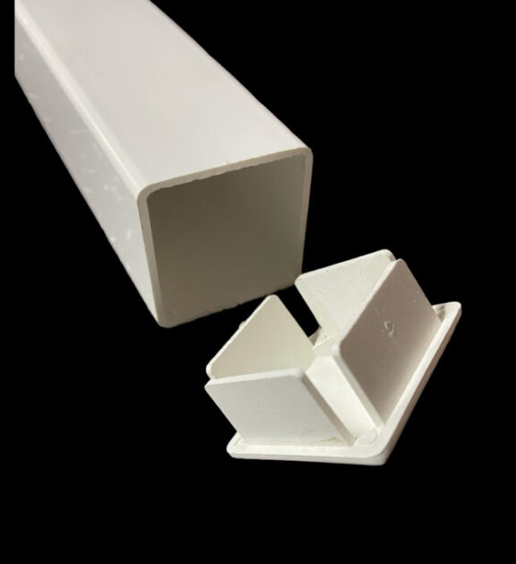 1-1/2 x 1-1/12 pyramid end cap - Image 4