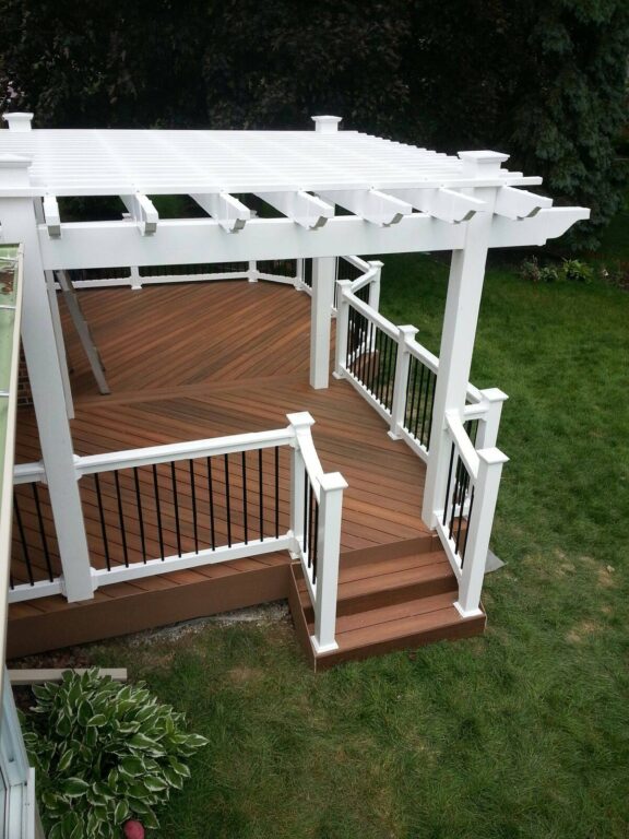 Pergola Vinyl End Cap 2x6 or 2x8 External - Image 3