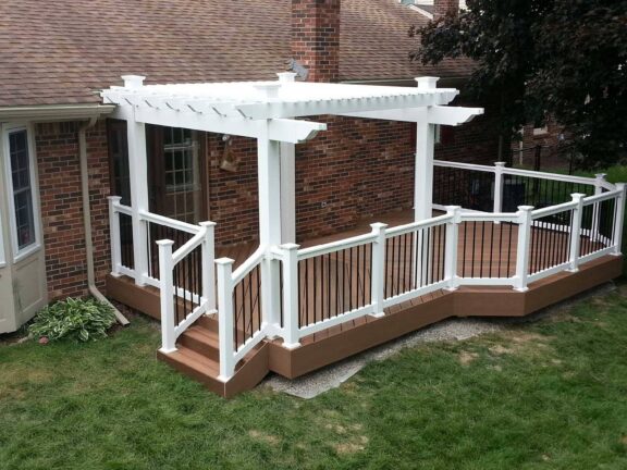 Pergola Vinyl End Cap 2x6 or 2x8 External - Image 2