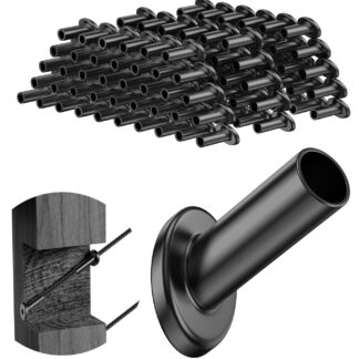25 30 35 Degree Black Cable Railing Angle Beveled Protector Sleeves for 1/8" Cable Railing
