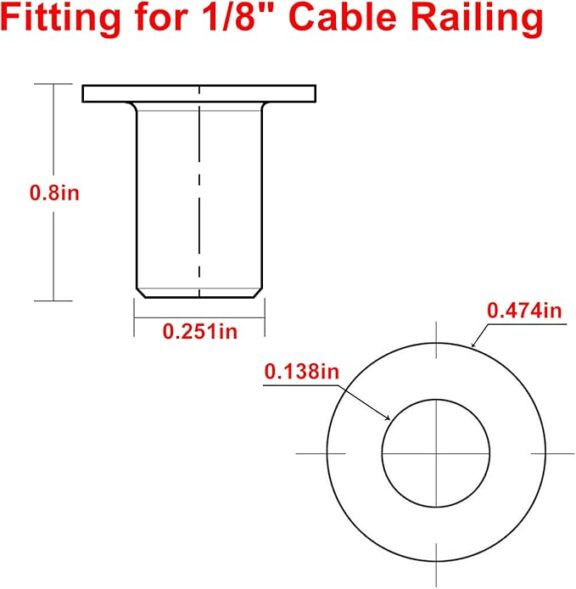 Stainless Steel Hole Protector, Black - Image 4