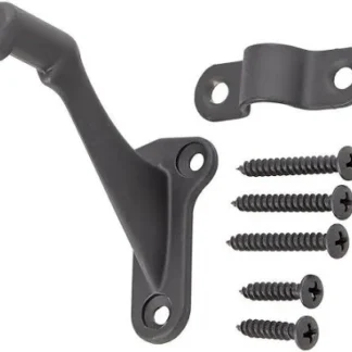 black handrail bracket