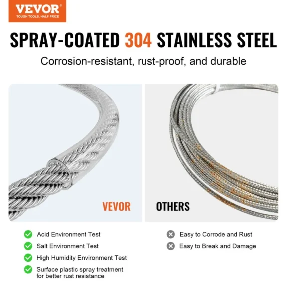 Black Stainless Steel Cable 1/8 - Image 6